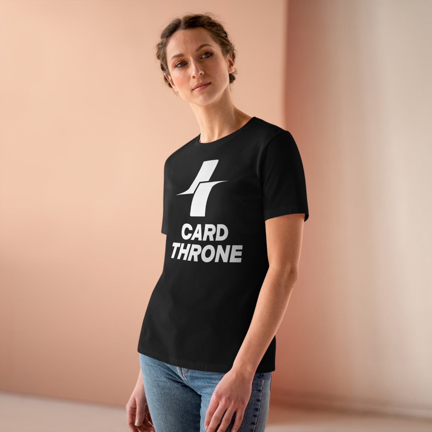 Card Throne Logo - Women's Premium Casual Tee