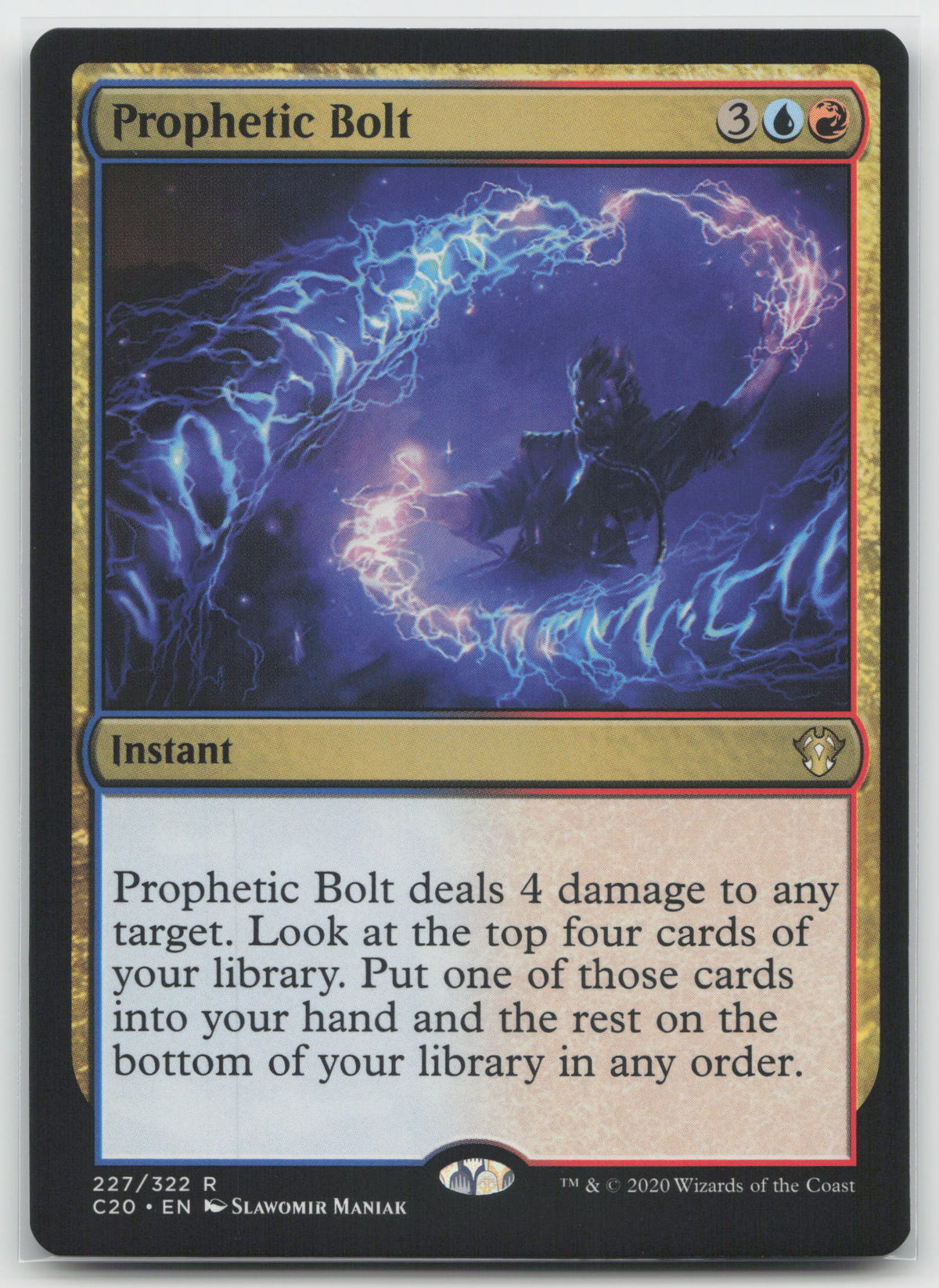 Prophetic Bolt Commander 2020 227 Rare NM MTG