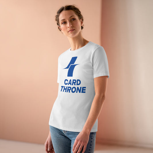Card Throne Logo - Women's Premium Casual Tee