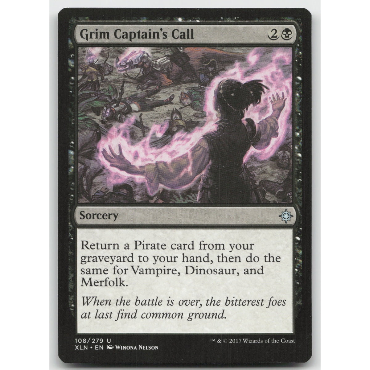 Grim Captain's Call Ixalan 108 Uncommon NM MTG