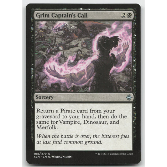 Grim Captain's Call Ixalan 108 Uncommon NM MTG