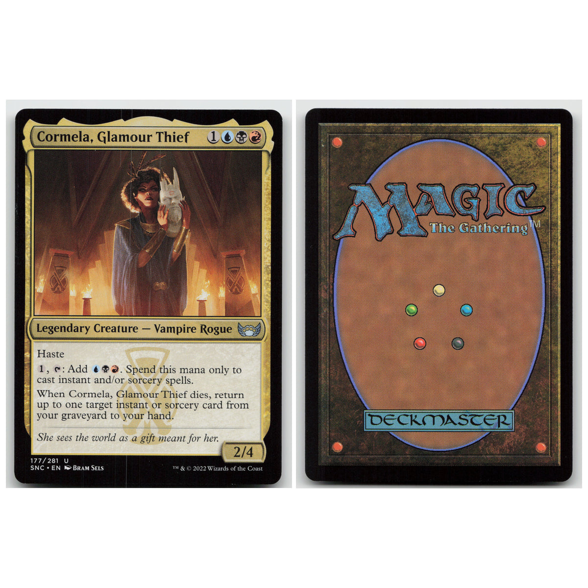 Cormela, Glamour Thief Streets of New Capenna 177 Uncommon NM MTG
