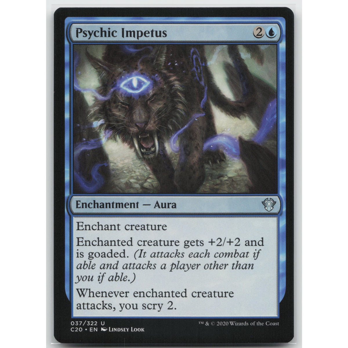 Psychic Impetus Commander 2020 37 Uncommon NM MTG