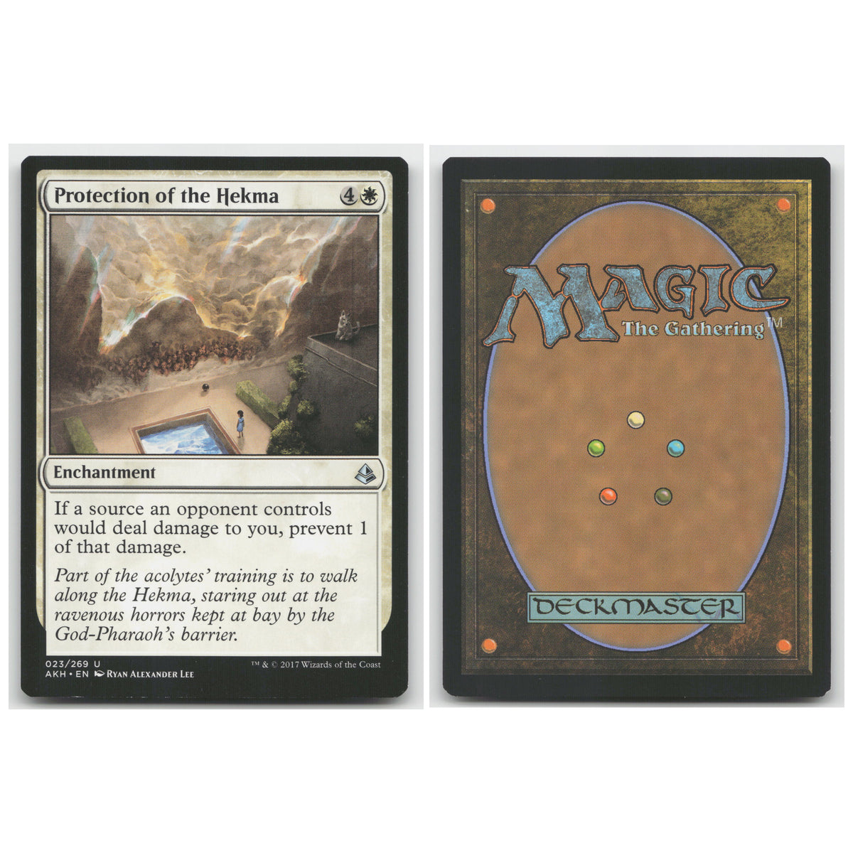 Protection of the Hekma Amonkhet 23 Uncommon NM MTG