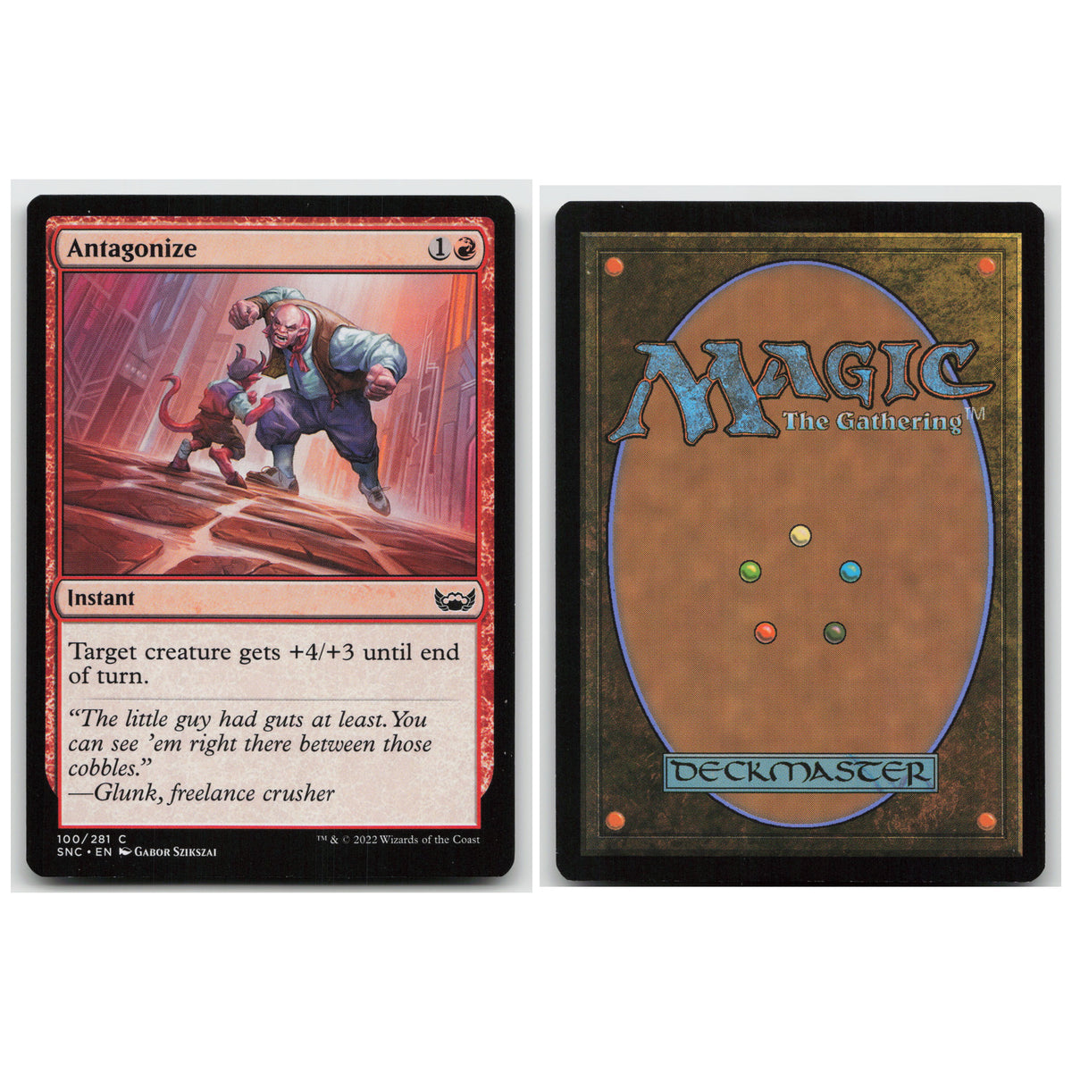Antagonize Streets of New Capenna 100 Common NM MTG