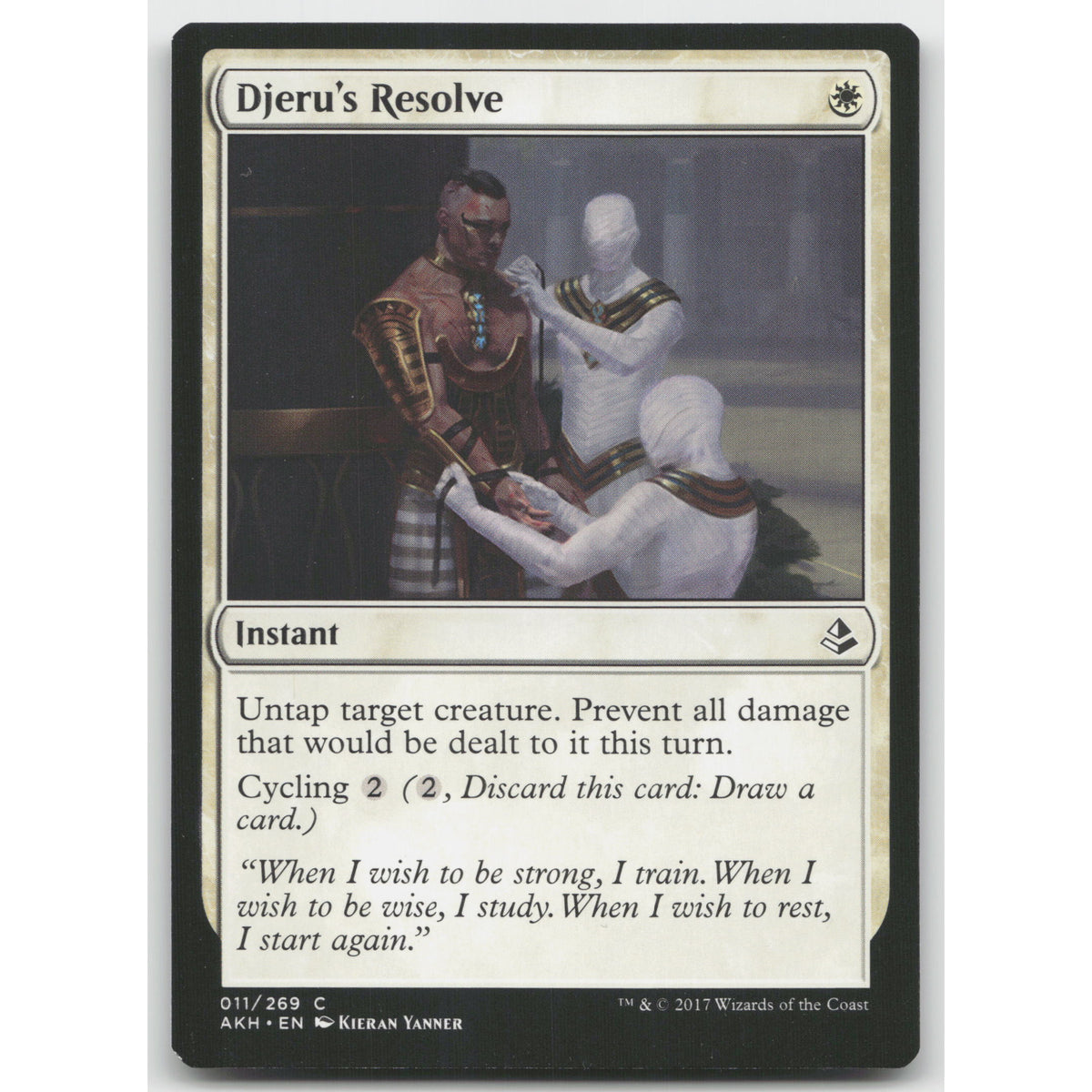 Djeru's Resolve Amonkhet 11 Common NM MTG