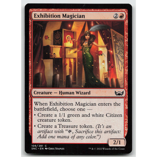Exhibition Magician Streets of New Capenna 106 Common NM MTG