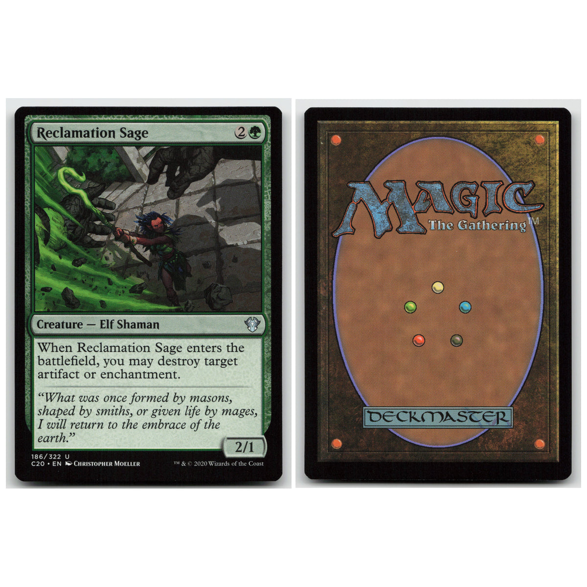 Reclamation Sage Commander 2020 186 Uncommon NM MTG