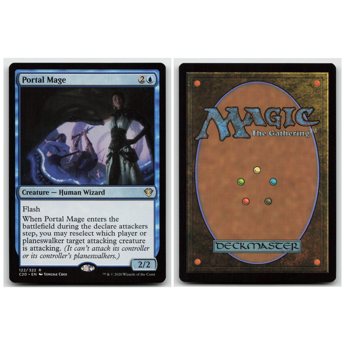 Portal Mage Commander 2020 122 Rare NM MTG