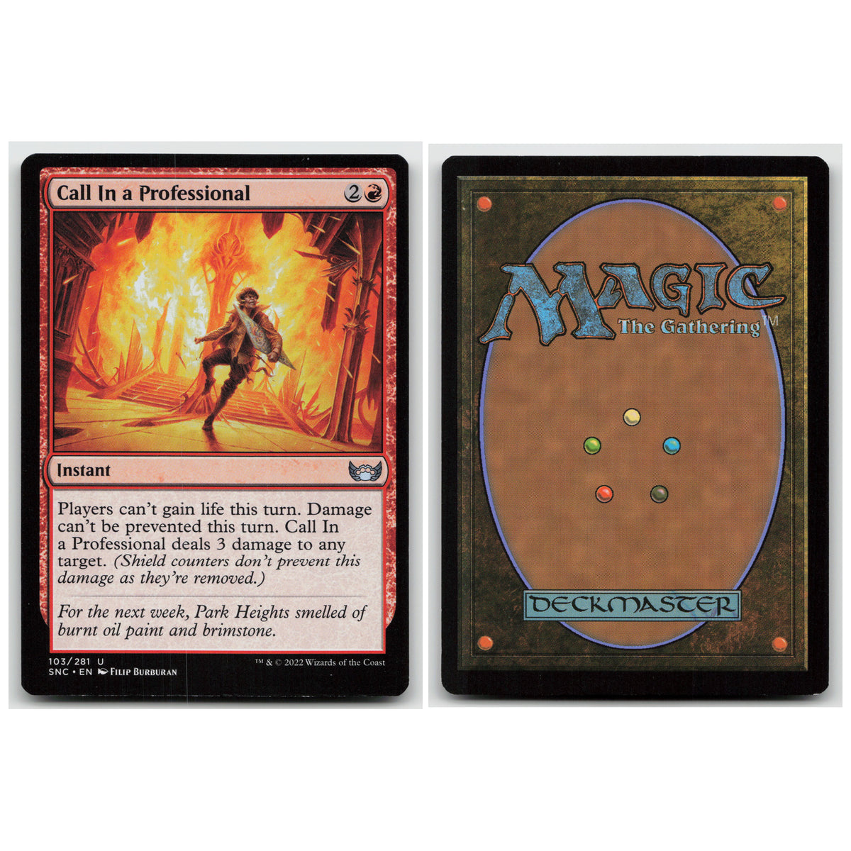 Call In a Professional Streets of New Capenna 103 Uncommon NM MTG