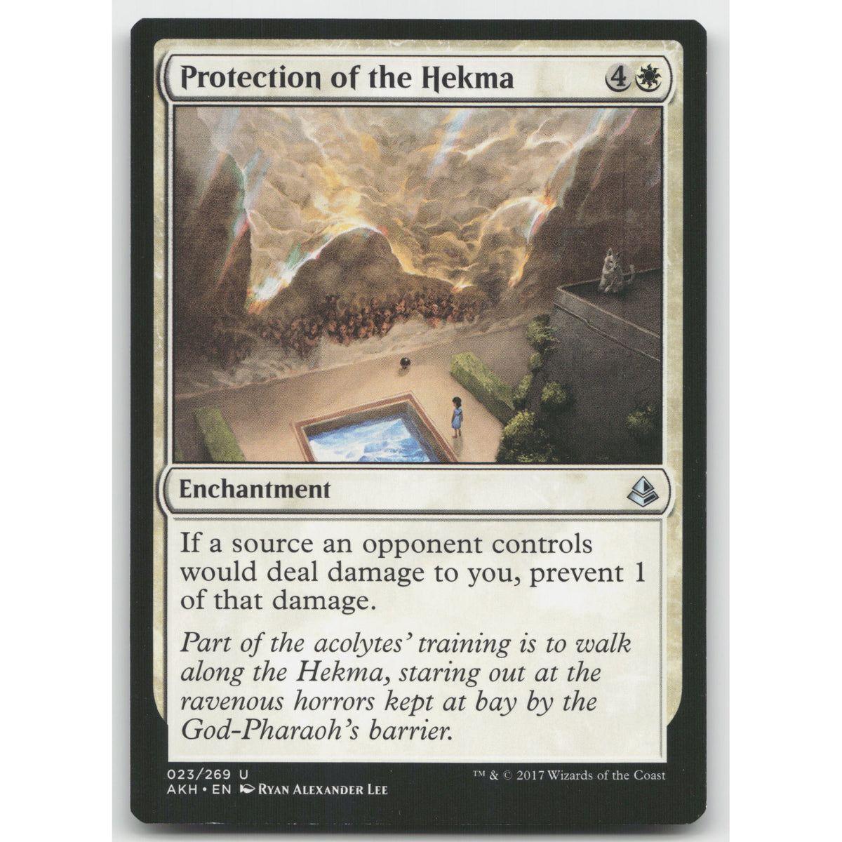 Protection of the Hekma Amonkhet 23 Uncommon NM MTG