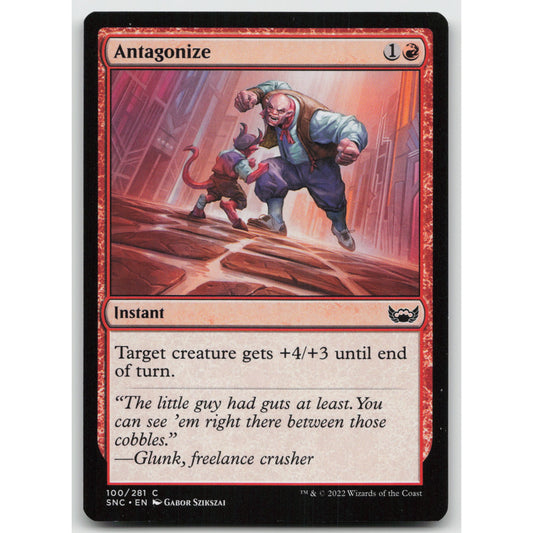 Antagonize Streets of New Capenna 100 Common NM MTG