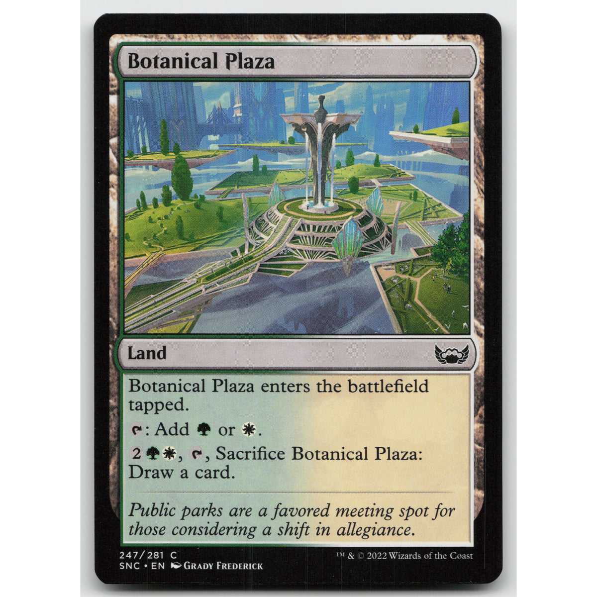 Botanical Plaza Streets of New Capenna 247 Common NM MTG