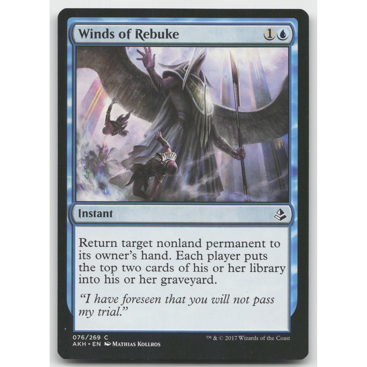 Winds of Rebuke Amonkhet 76 Common NM MTG