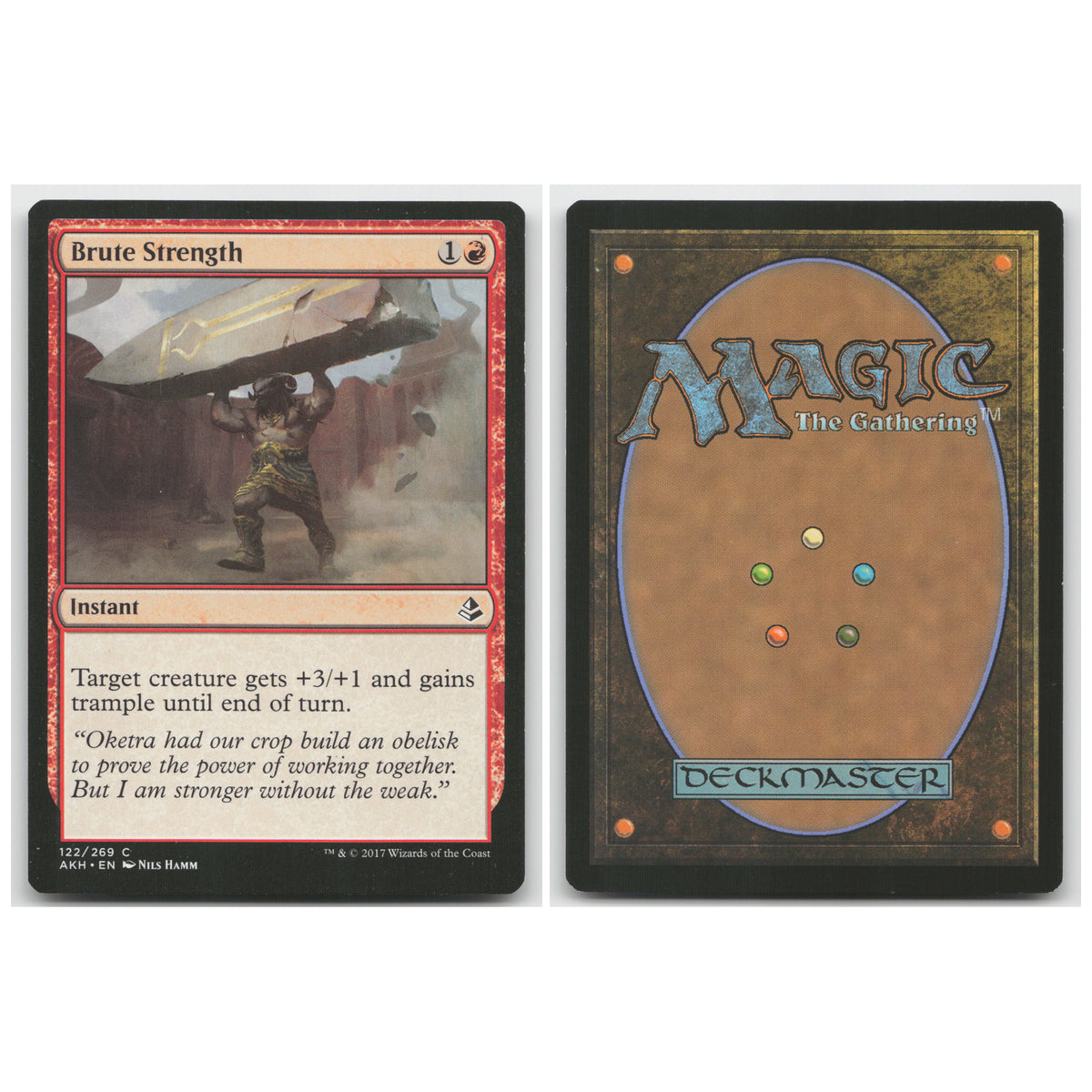 Brute Strength Amonkhet 122 Common NM MTG