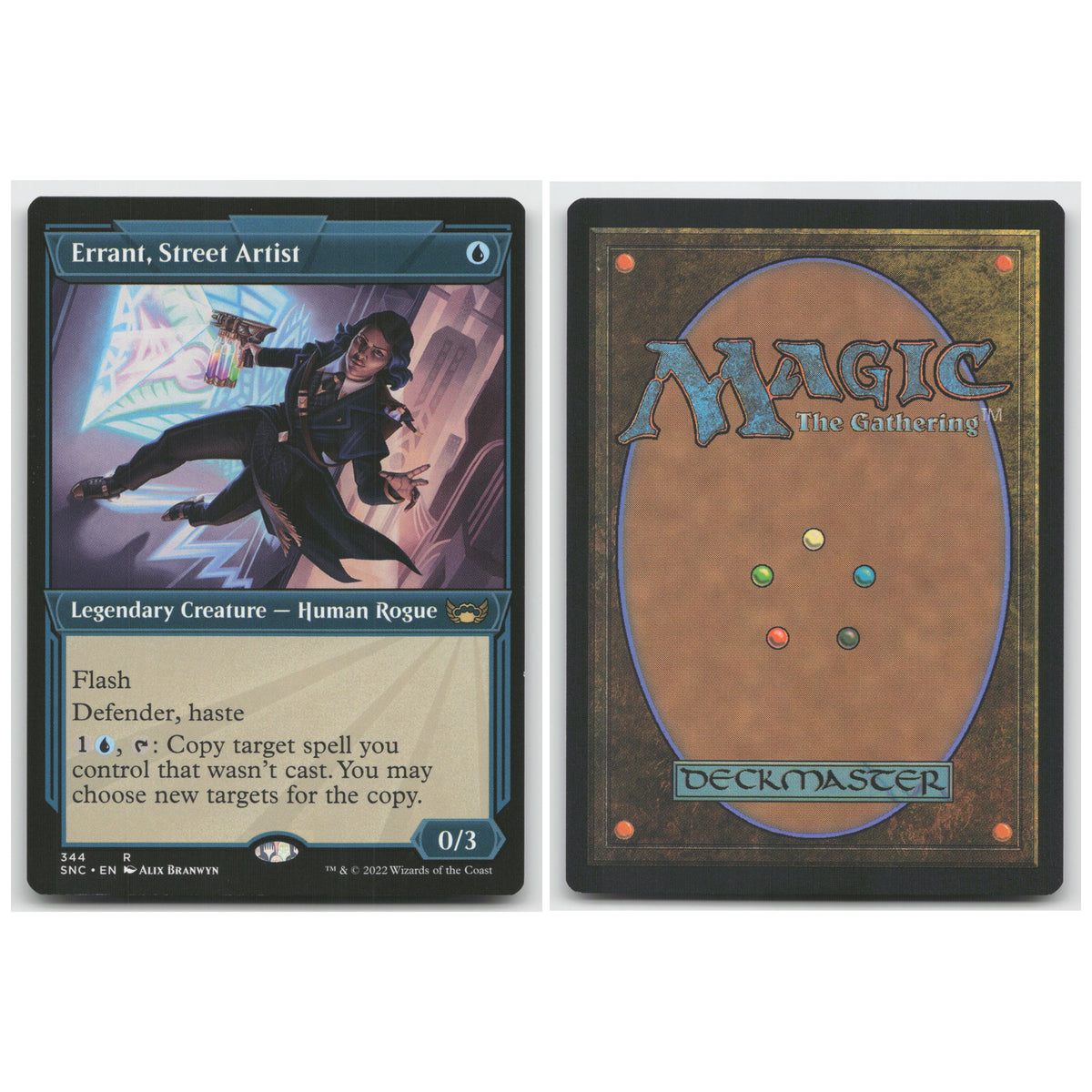 Errant, Street Artist (Showcase) Streets of New Capenna 344 Rare NM MTG