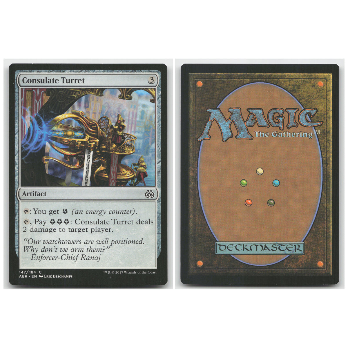 Consulate Turret Aether Revolt 147 Common NM MTG