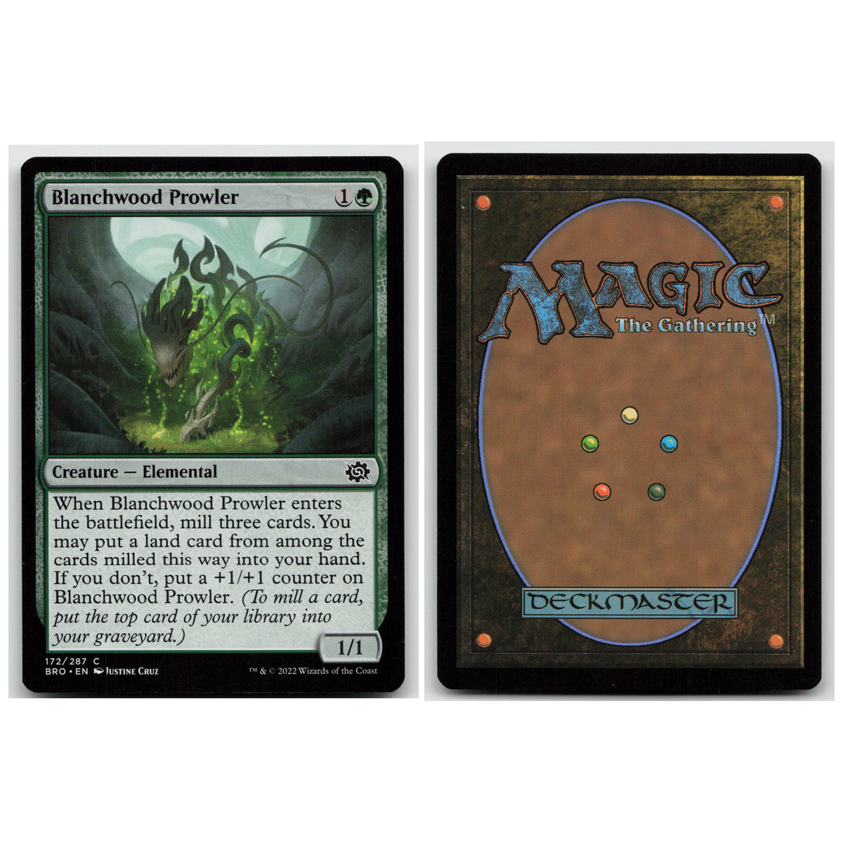 Blanchwood Prowler The Brothers' War 172 Common NM MTG