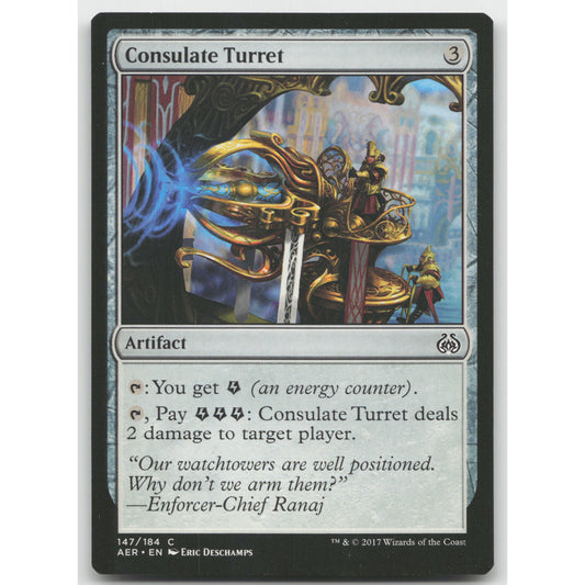 Consulate Turret Aether Revolt 147 Common NM MTG