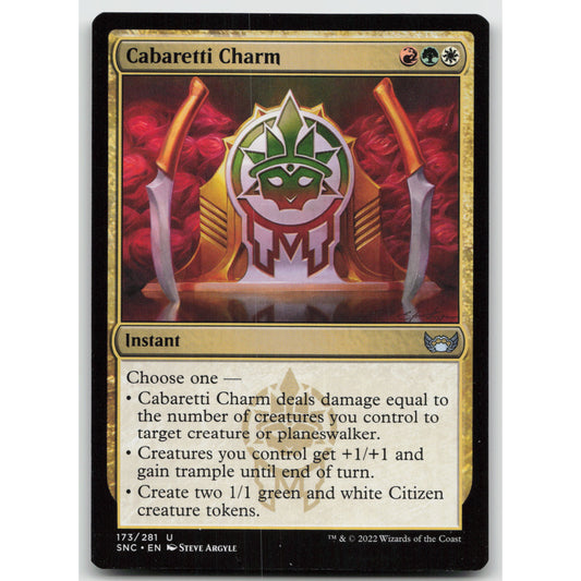 Cabaretti Charm Streets of New Capenna 173 Uncommon NM MTG