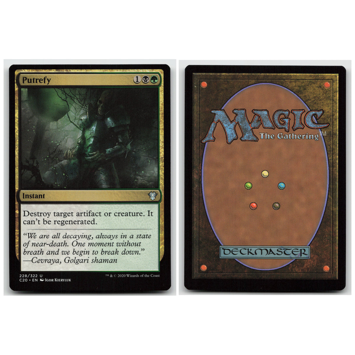 Putrefy Commander 2020 228 Uncommon NM MTG
