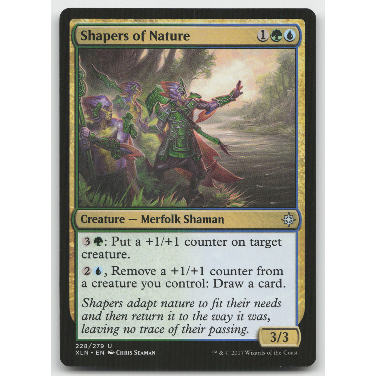 Shapers of Nature Ixalan 228 Uncommon NM MTG