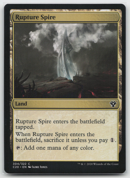 Rupture Spire Commander 2020 304 Common NM MTG