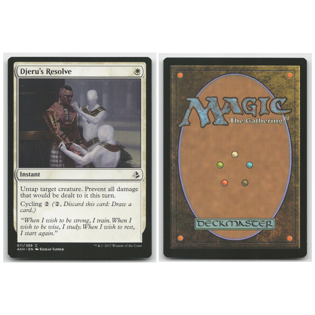 Djeru's Resolve Amonkhet 11 Common NM MTG