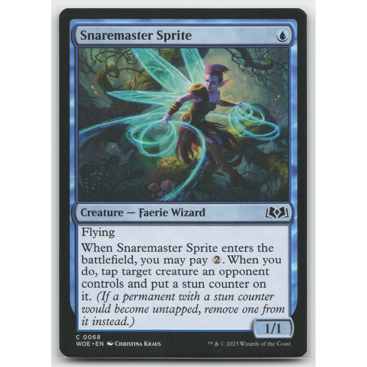Snaremaster Sprite Wilds of Eldraine 68 Common NM MTG