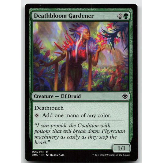 Deathbloom Gardener Dominaria United 159 Common NM MTG
