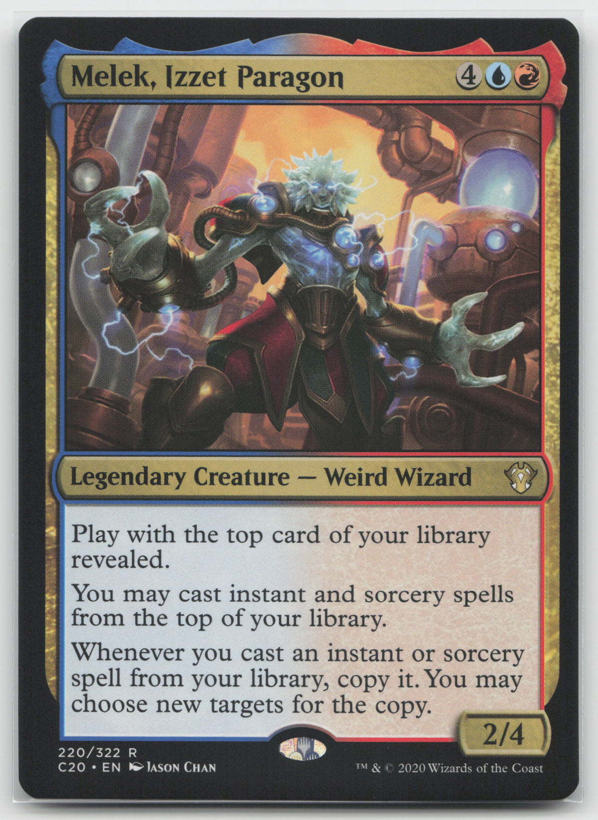 Melek, Izzet Paragon Commander 2020 220 Rare NM MTG